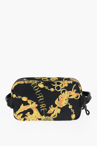 JEANS COUTURE Baroque Motif Necessaire with Double Zip