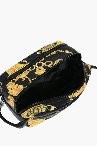 JEANS COUTURE Baroque Motif Necessaire with Double Zip