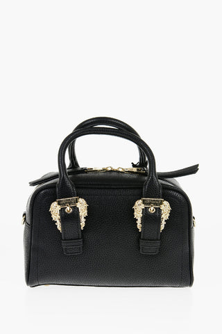 JEANS COUTURE Borsa Bauletto in Ecopelle Martellata con Fibbie Dorate