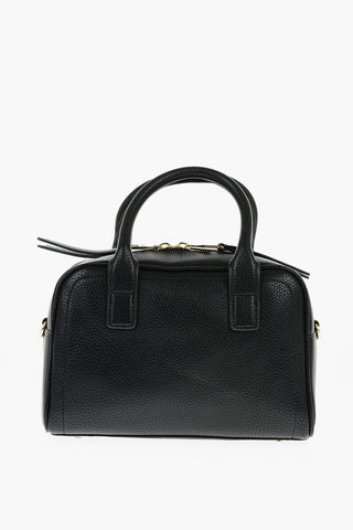 JEANS COUTURE Borsa Bauletto in Ecopelle Martellata con Fibbie Dorate