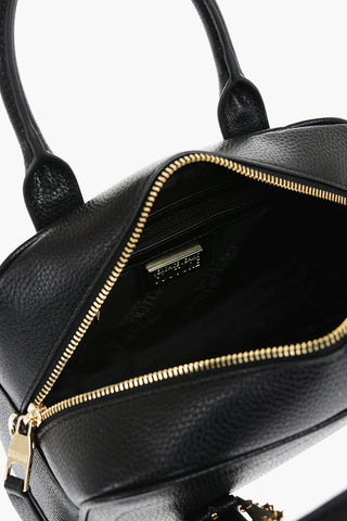 JEANS COUTURE Borsa Bauletto in Ecopelle Martellata con Fibbie Dorate