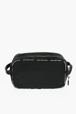 JEANS COUTURE Necessaire in Nylon con Rifiniture Logate