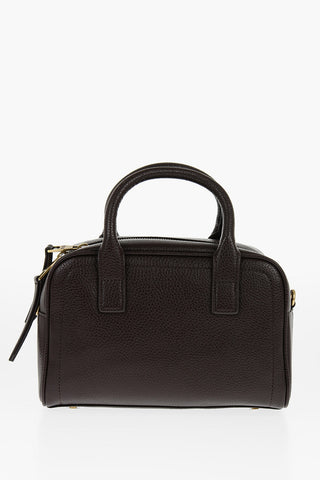 JEANS COUTURE Borsa Bauletto in Ecopelle Martellata con Fibbie Dorate