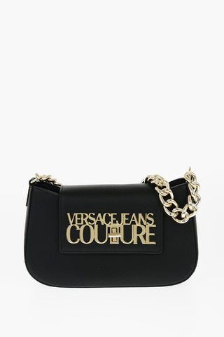 JEANS COUTURE Borsa a Spalla in Ecopelle con Catena Dorata