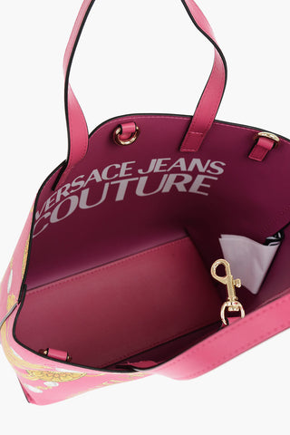 JEANS COUTURE Reversible Faux Leather Tote Bag