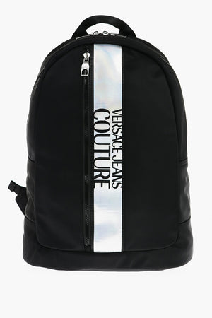 JEANS COUTURE Zaino in Nylon con Dettaglio Logato a Contrasto