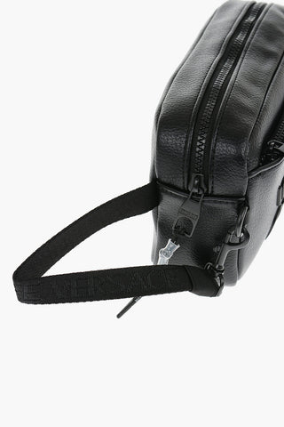 JEANS COUTURE Necessaire in Ecopelle Martellata con Logo in Rilievo