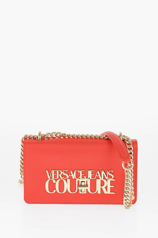LOVE Borsa a Tracolla in Ecopelle con Logo Dorato e Chiusura Turn Lock