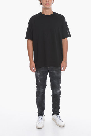 Crewneck Short Sleeved T-Shirt With Printed Logo