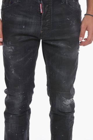 Studded Pocket SKATER FIT Denims 16cm