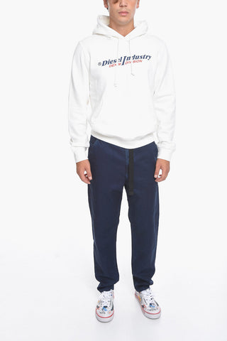 S-GINN Hoodie Sweatshirt with Logo Print