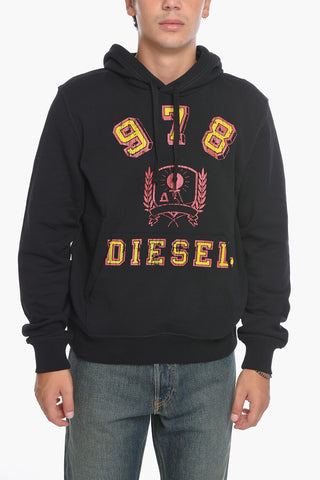 S-GINN Hoodie Sweatshirt with Logo Print