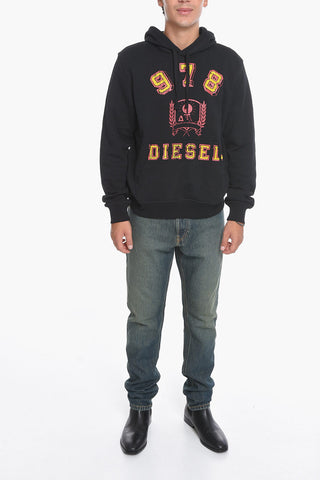 S-GINN Hoodie Sweatshirt with Logo Print