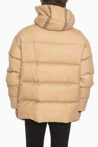 Padded Jacket with Hood and Drawstring