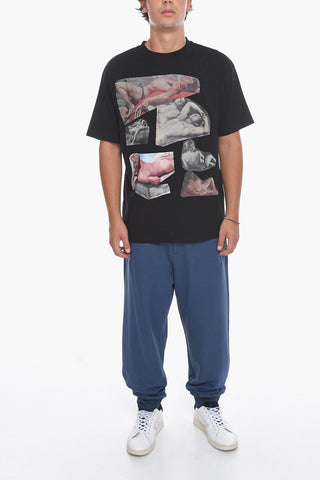 TOM OF FINLAND Printed Crew-neck T-Shirt