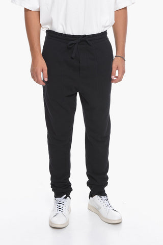 Joggers SHAY in Cotone Felpato con Polsini