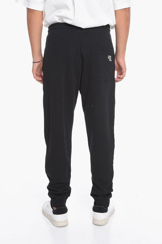 Joggers SHAY in Cotone Felpato con Polsini
