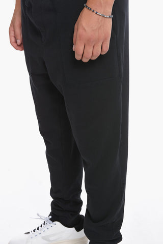 Joggers SHAY in Cotone Felpato con Polsini