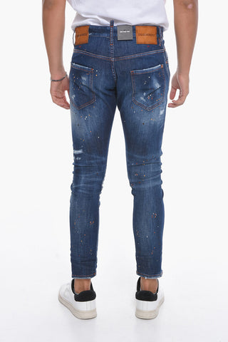 Jeans 5 Tasche SEXY TWIST FIT con Design Sketch 16cm