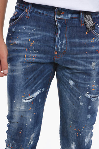 Jeans 5 Tasche SEXY TWIST FIT con Design Sketch 16cm