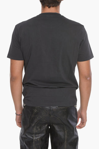 T-shirt DIEGOR con Logo in Rilievo