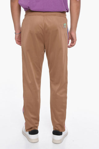 Solid Color UNISEX Joggers with Contrasting Side Bands