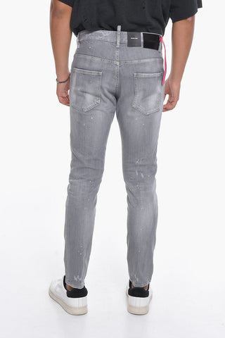 5 Pocket SKATER FIT Denims with Removable Detail 15cm