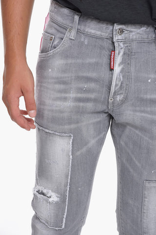 5 Pocket SKATER FIT Denims with Removable Detail 15cm