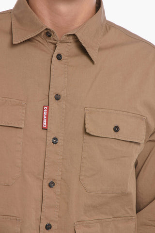 Long Sleeeved Shirt With Front Pockets