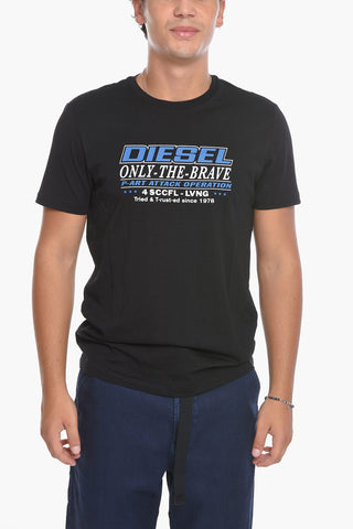 T-DIEGOS-K20 T-shirt with Lettering Print