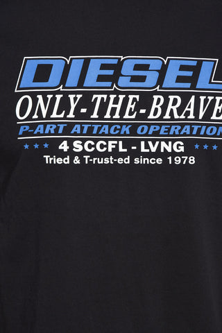 T-DIEGOS-K20 T-shirt with Lettering Print