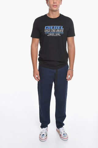 T-DIEGOS-K20 T-shirt with Lettering Print