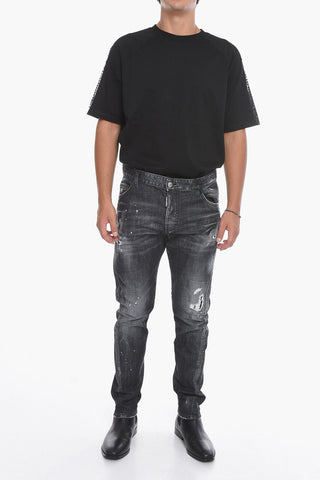 Dèlavè SEXY TWIST FIT Denims with Printed Logo 17cm