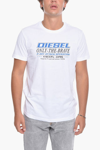T-DIEGOS-K20 T-shirt with Lettering Print