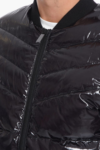 Piumino in Nylon con Patch Logo