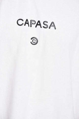 Cotton Crew-Neck T-shirt with Embossed Logo