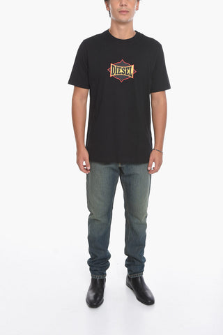 T-shirt Girocollo T-JUST-C13 con Logo Stampato