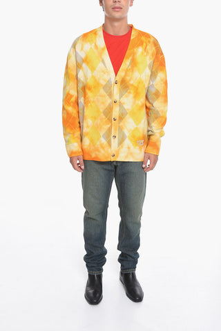 Cardigan K-ADDICE in Lana con Fantasia a Quadri