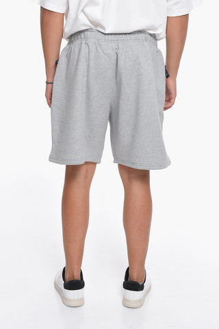 Fleeced Cotton UNISEX Shorts with Drawstring Waist