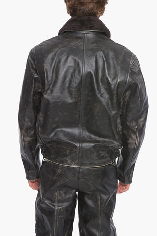 L-MUDDY Lambskin Jacket with Vintage Effect