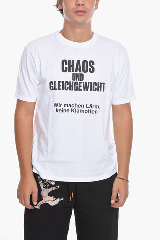 JUN TAKAHASHI Contrasting Printed Crew-Neck T-shirt