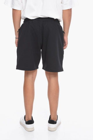Fleeced Cotton UNISEX Shorts with Drawstring Waist