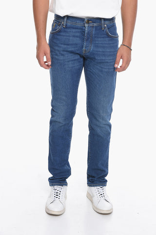ID LUXURY DENIM Light-washed Regular-fitting Jeans with Visibile Stitchings 17cm