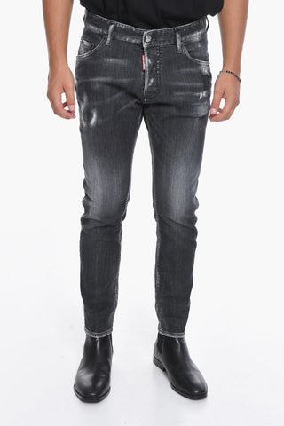 Jeans 5 Tasche SKATER FIT in Denim Dèlavè 17cm