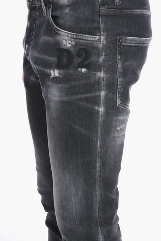 Jeans 5 Tasche SKATER FIT in Denim Dèlavè 17cm