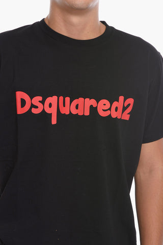 Printed Short Sleeved Crewneck T-Shirt