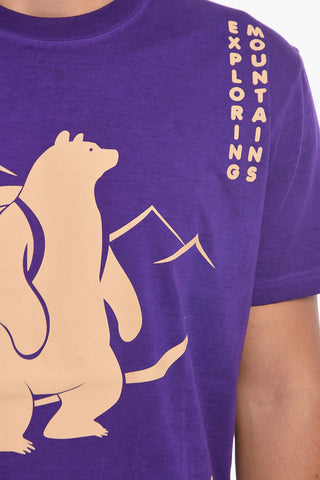 Printed Short Sleeved Crewneck T-Shirt