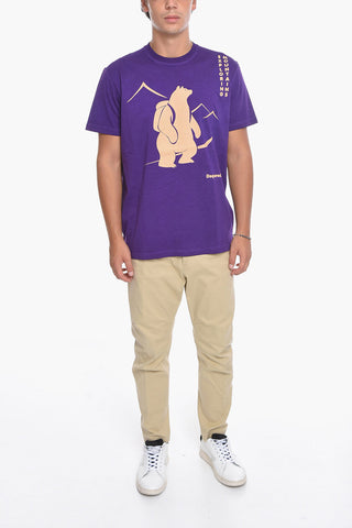 Printed Short Sleeved Crewneck T-Shirt