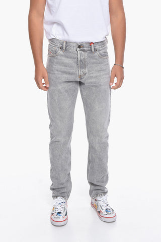 Straight-Leg Jeans D-SARK with Logo Patch