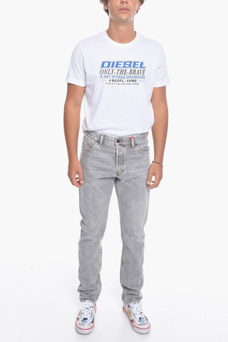 Straight-Leg Jeans D-SARK with Logo Patch